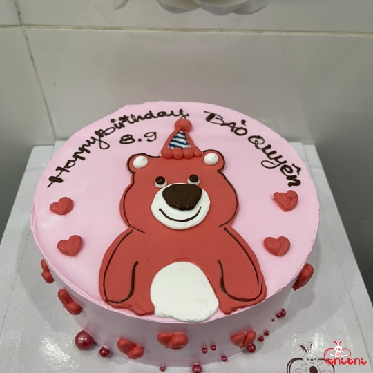 Bánh Kem Gấu Hồng 2