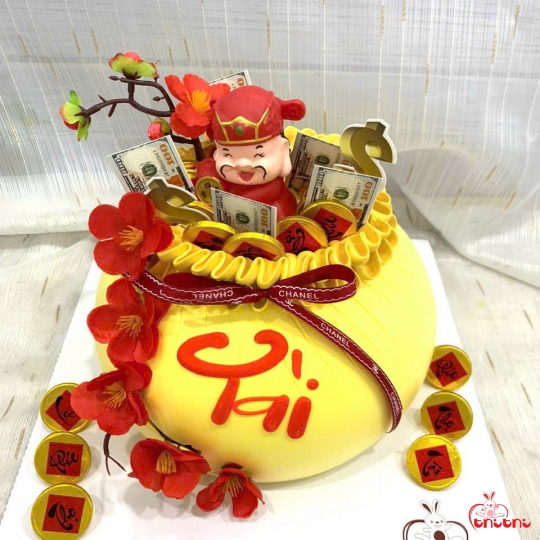 Bánh Kem Thố Vàng 8